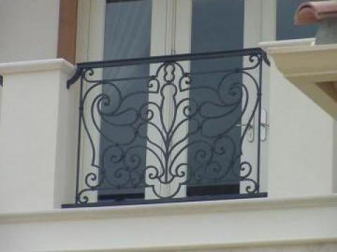 Balustrade metalice, din lemn