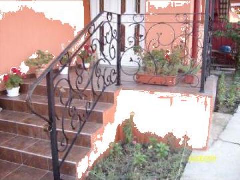 Balustrade scari exterior fier forjat