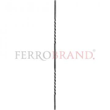Balustru fier forjat 900mm, rasucit, canelat