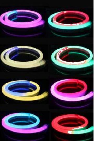 Banda LED 16*25mm RGB IC LED Neon Lighting cu accesorii