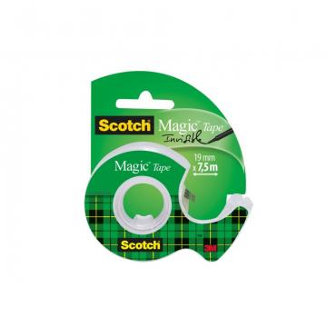 Banda adeziva Scotch Magic cu dispenser