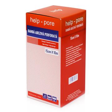 Banda adeziva perforata Help pore - 15 cm x 10 m