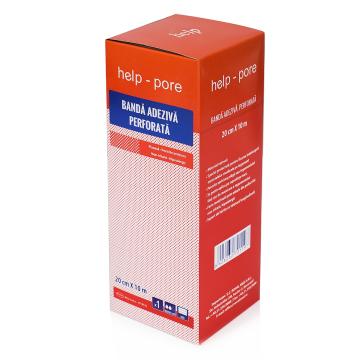 Banda adeziva perforata Help pore - 20 cm x 10 m
