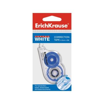 Banda corectoare Erich Krause Techno White Mini, 4,2mm X 5m