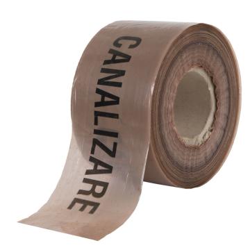 Banda de avertizare conducte inscriptionata canalizare