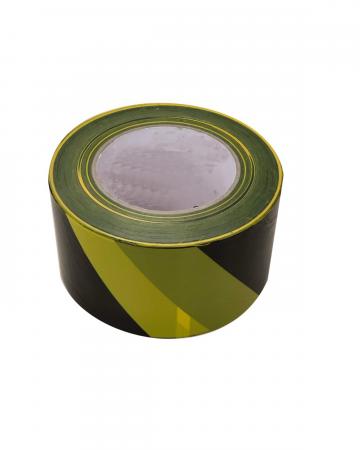 Banda de delimitare, latime 7 cm, galben-negru, fara adeziv