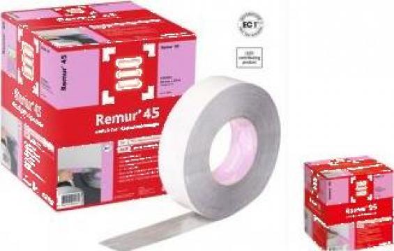 Banda dublu adeziva pentru plinte din PVC Remur 45, 55, 95