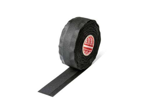 Banda textila cablaje neagra25m/19mm - rezistenta 150c