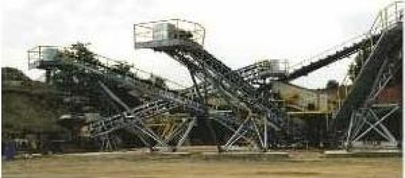 Banda transport agregate minerale