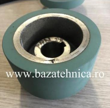 Bandaj cauciuc pe rota aluminiu antrenare malaxor