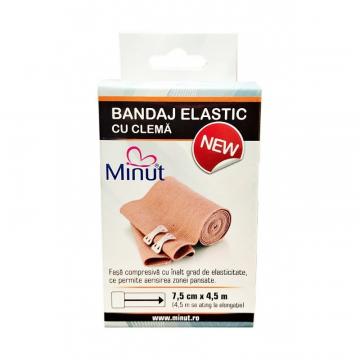 Bandaj elastic cu clema 7,5 cm x 4,5 m