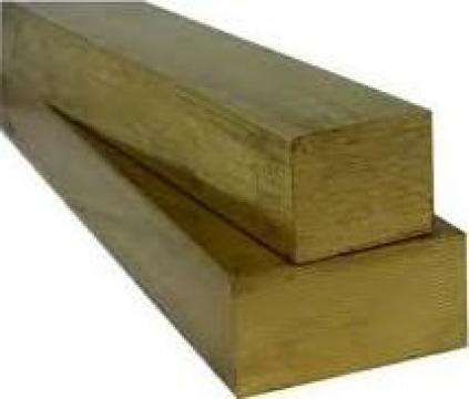 Bara alama patrata 50x50 brass square