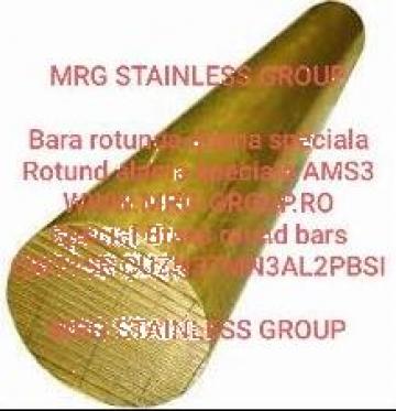 Bara alama speciala rotunda 130mm AMS3 CW713R CuZn37Mn3Al2Pb