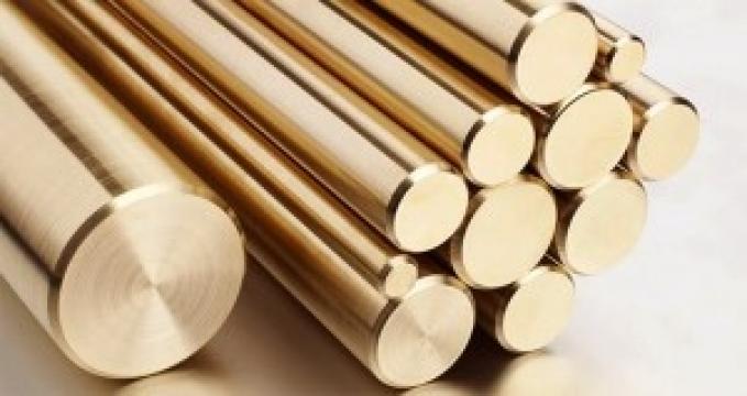 Bara bronz rotunda 3m D13x3000 mm CUSN7ZN4PB7-C-GC