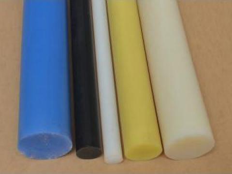 Bara poliamida PA6 neagra D180x1000 mm