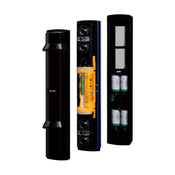 Bariera IR de exterior 100m, 4 fascicule, 4 canale