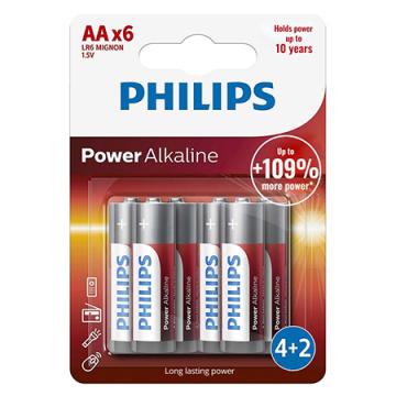 Baterie Power Alkaline LR6 AA blister 6 buc