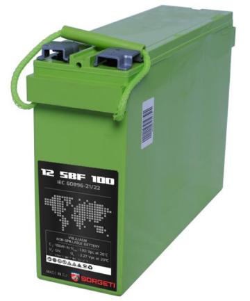 Baterie SBF cu borne frontale 100ah 12v