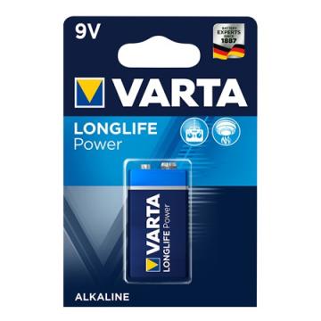 Baterie alcalina 9V blister 1 buc Varta Long
