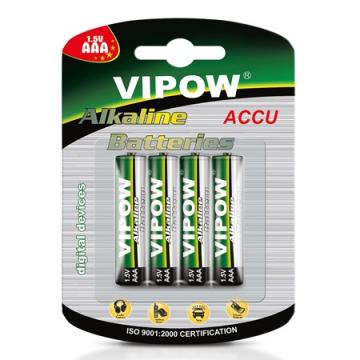 Baterie alcalina AAA 1.5V blister 4 buc