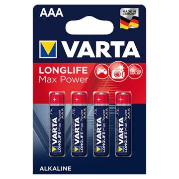 Baterie alcalina LR03 Max Power Varta BL 4buc.