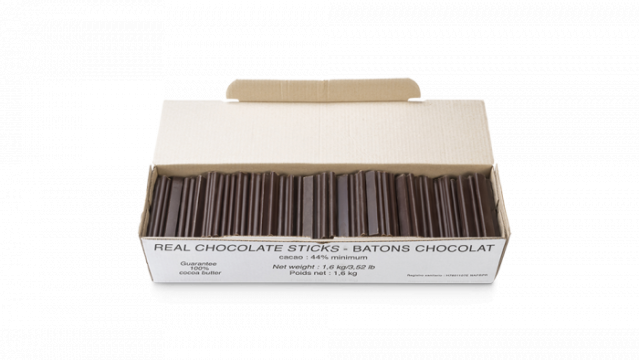 Batoane ciocolata neagra termostabila 44%, 1.6 kg, Belcolade
