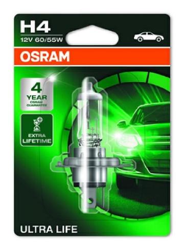 Bec 12V H4 60/55 W Ultra Life blister 1 buc Osram