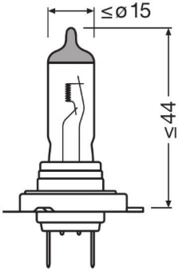 Bec 12V H7 55 W blister 1 buc. Osram