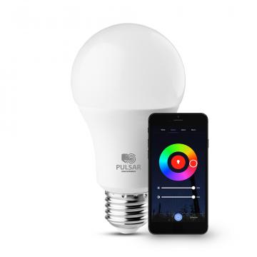 Bec LED A60 10W E27 RGB Tuya Wifi+Bluetooth, Pulsar