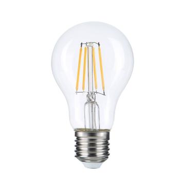 Bec LED A60 6W E27 - filament - alb cald - 2700k