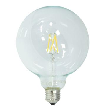 Bec LED G125 4W E27 - filament - alb cald - 2700k