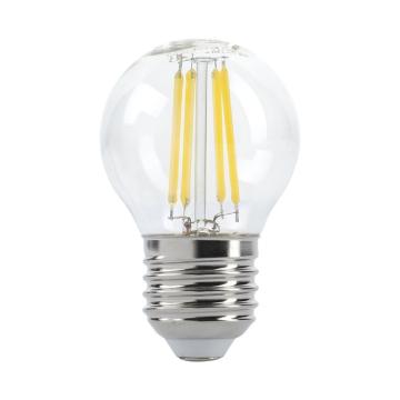 Bec LED G45 4W E27 - filament - dimabil - alb cald - 2700k