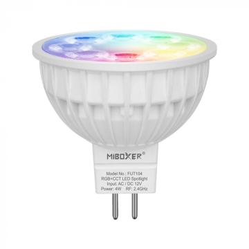Bec LED Miboxer Mi-Light MR16 4W 12V AC DC 400lm 100lm W RGB