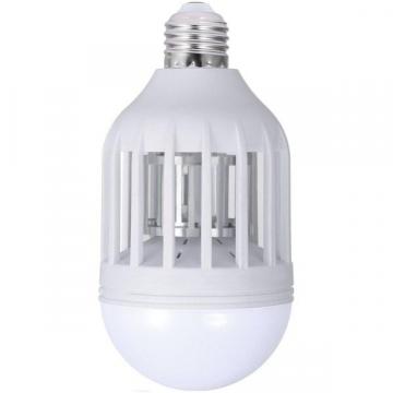 Bec LED antiinsecte cu lampa UV si capcana pentru tantari