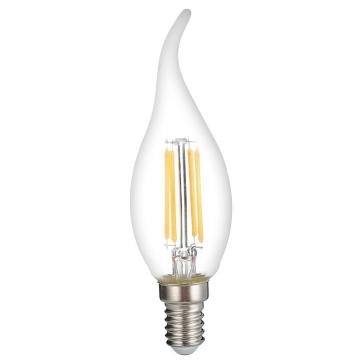 Bec LED lumanare C35T 4W E14 - dimabil - alb cald - 2700k