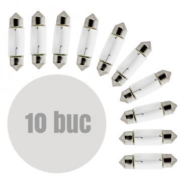 Bec auto C5W- 11x35mm 12V 5W - set de 10 - Carguard