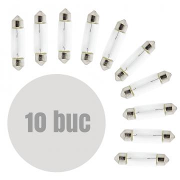 Bec auto C5W - 11x39mm 12V 5W - set de 10 - Carguard