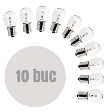 Bec auto P21W - BA15s 12V 21W - set de 10 - Carguard