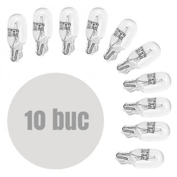 Bec de pozitie W3W - T10 12V 3W - set de 10 - Carguard