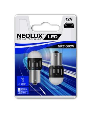 Bec led 12V 1.2W BA15S blister 2 buc. Neolux