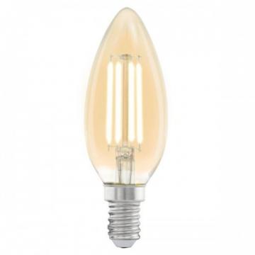 Bec led filament DEC. 4W 400LM 2200K C35 E14