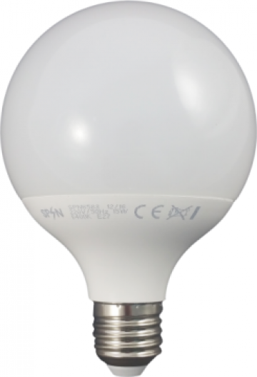 Bec led glob E27/15W G95 2700K