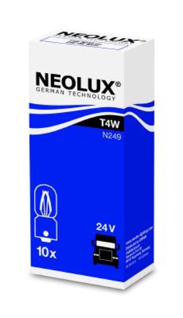 Bec pozitie 24V T4W set 10 buc. Neolux