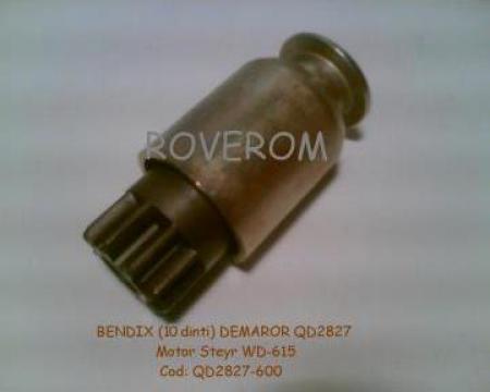 Bendix (Z=10) demaror QD2827DF (motor Weichai WD615)