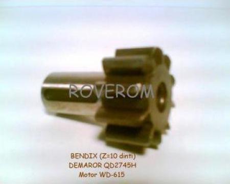 Bendix (Z=10) demaror motor WD-615; WD-618