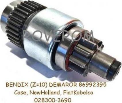 Bendix (Z=10dinti) demaror Case, New Holland, Fiat Kobelco
