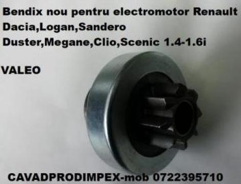 Bendix pentru electromotor Dacia Logan, Clio, Megane