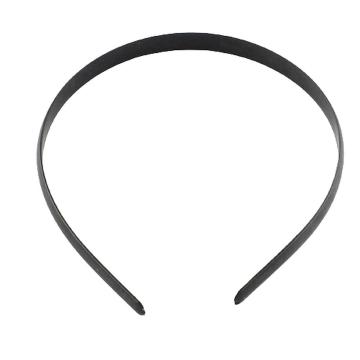 Bentita par din plastic negru, simpla