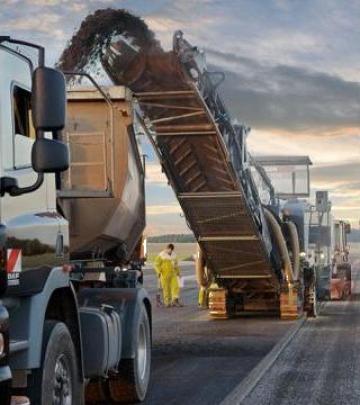 Benzi transportoare din cauciuc pentru freza asfalt