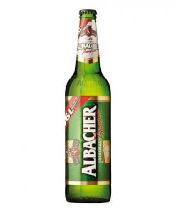Bere blonda sticla Albacher 0.66L, Alc. 4.8% SGR